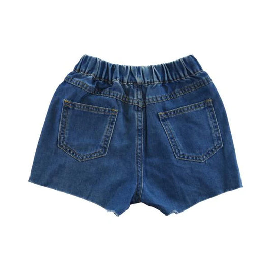 Denim Rhinestone Shorts