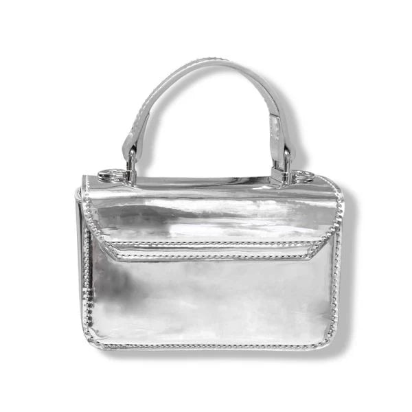 Rhinestone Decor Patent Purse