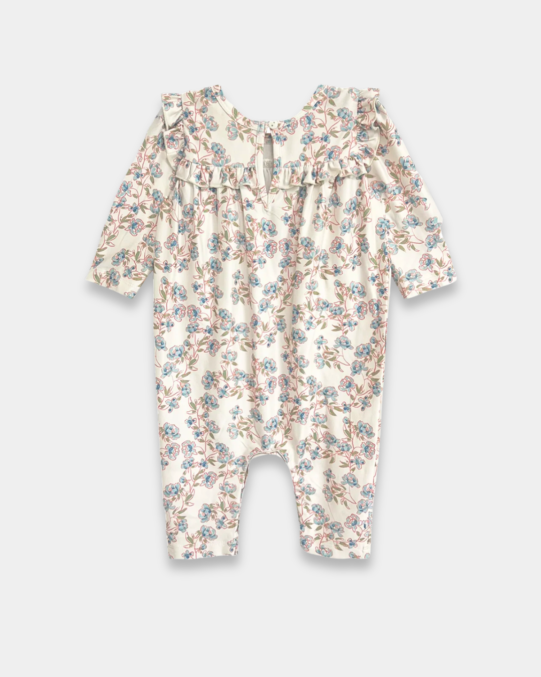 Sadie romper, floral baby romper, boutique infant romper, ruffle baby girl romper, soft cotton baby romper, baby girl fall outfit, infant romper outfit, boutique kids clothing, newborn girl romper, toddler girl romper, baby girl outfit ideas, boutique romper for babies, back to school, school outfits, pre-k clothing