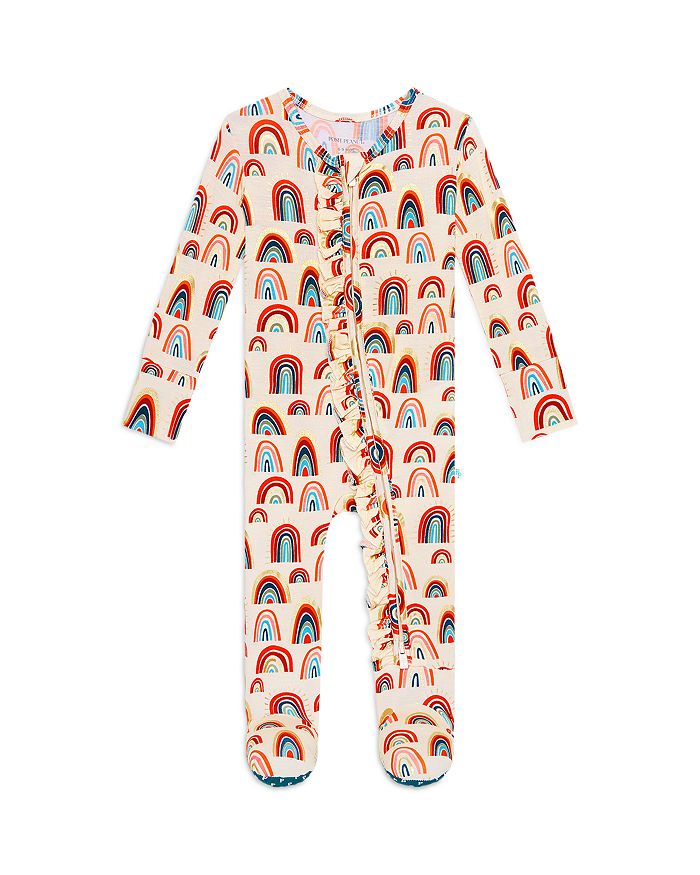 Skyla LS Zippered Ruffled Footie