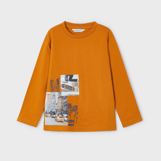 2pc Paprika Tee w Navy Cargo Pant