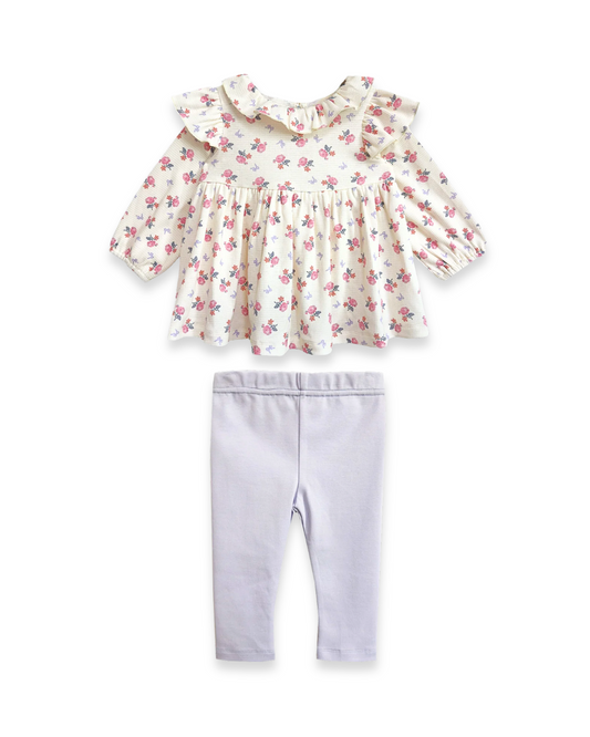 mia pant set, baby girl outfit set, toddler girl clothing boutique, floral top with leggings, boutique kids clothing, fall toddler outfits, everyday playdate outfit, baby girl fashion boutique, toddler boutique style, 2pc kids outfit, back to school, school outfits, pre-k clothing