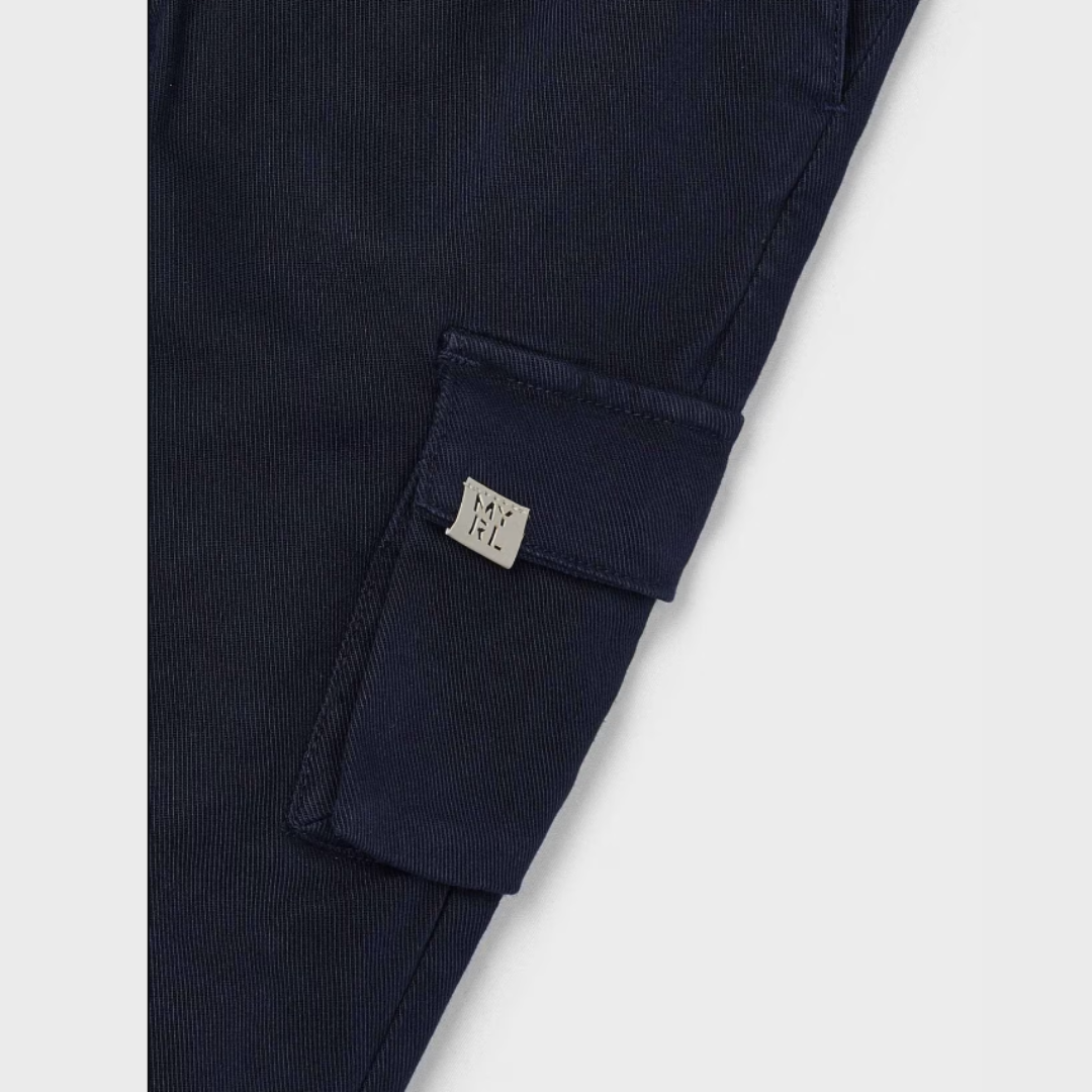 2pc Paprika Tee w Navy Cargo Pant