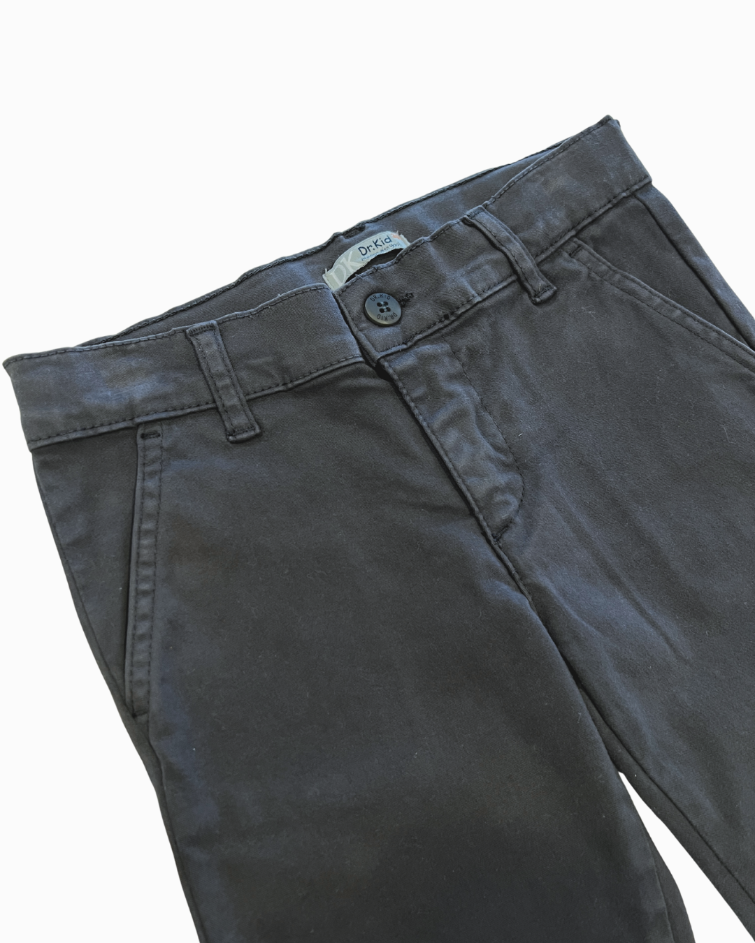 2pc Grey/Beige/Black Plaid w Dark Grey Pant