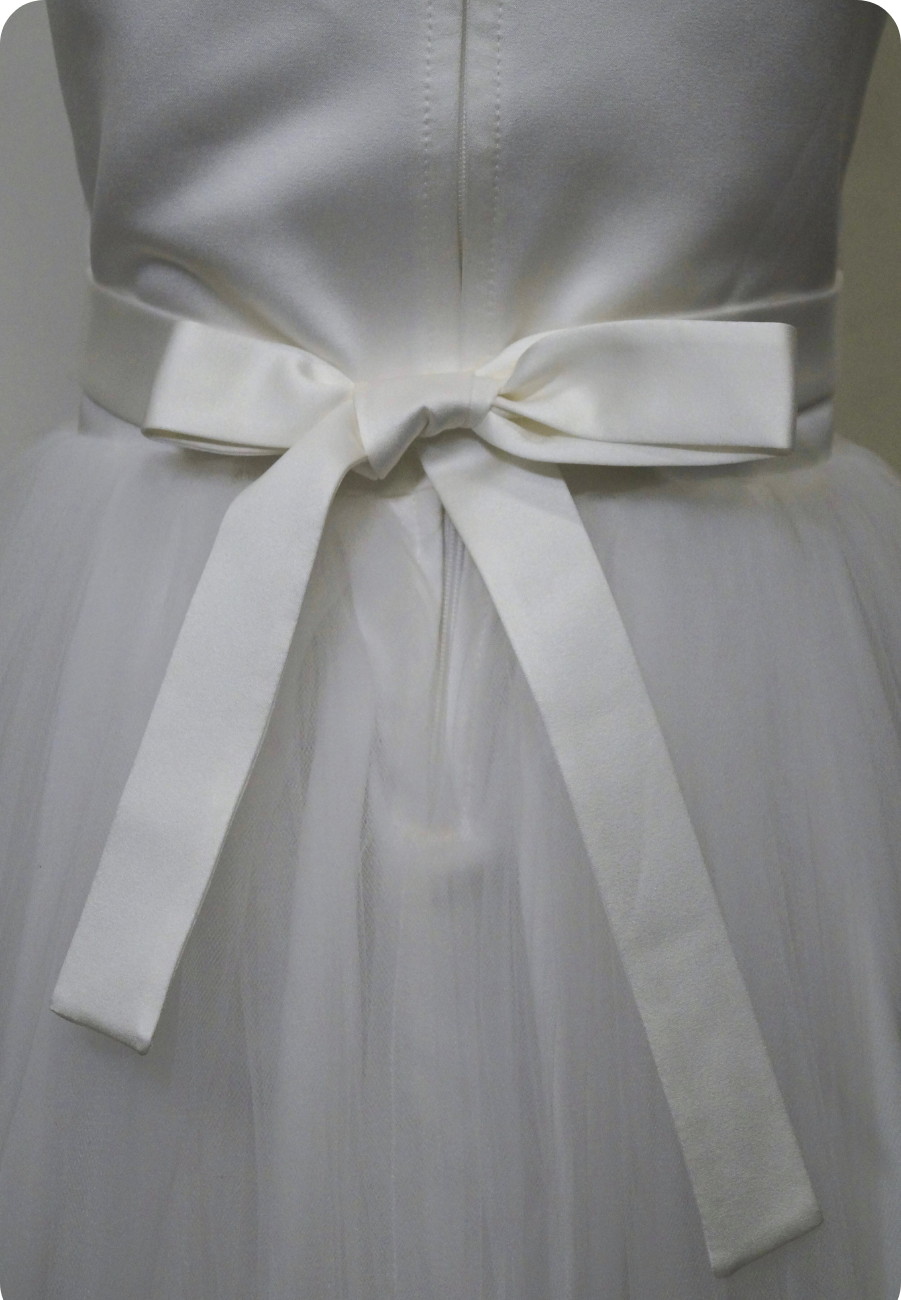 Basket Weave Communion Dress