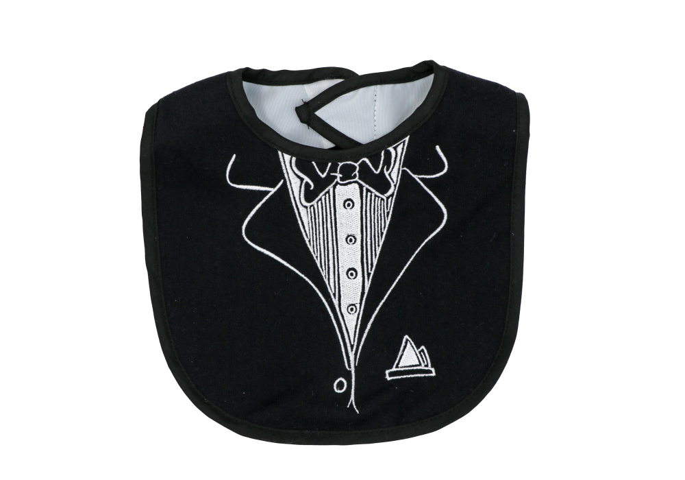 gentleman baby bib set, tuxedo baby bibs, baby shower gift boy bib set, interlock cotton baby bibs, little gentleman bib pack, formal baby bib set, boutique baby boy bibs, funny baby bib set for boys, bowtie print baby bibs, stylish baby feeding bibs
