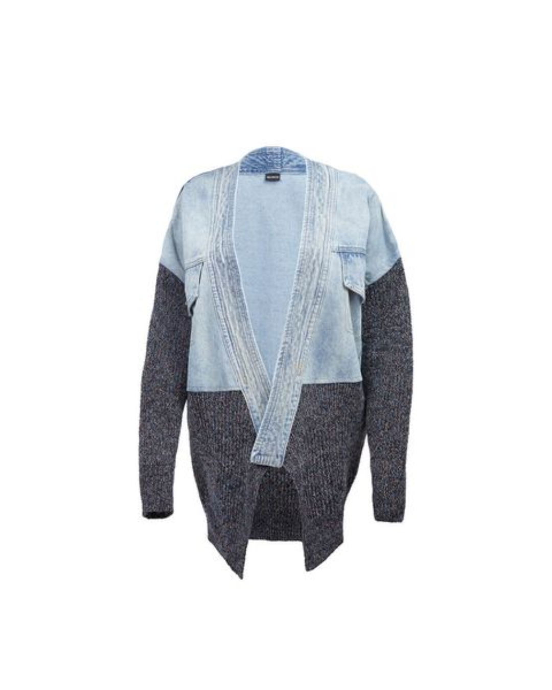 Denim & Grey Combo Jacket