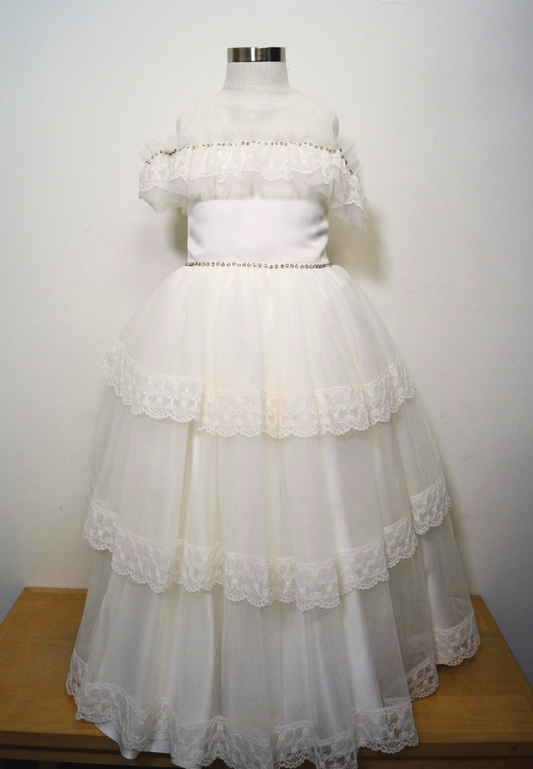 Taliya 3 Tier Dress with Lace