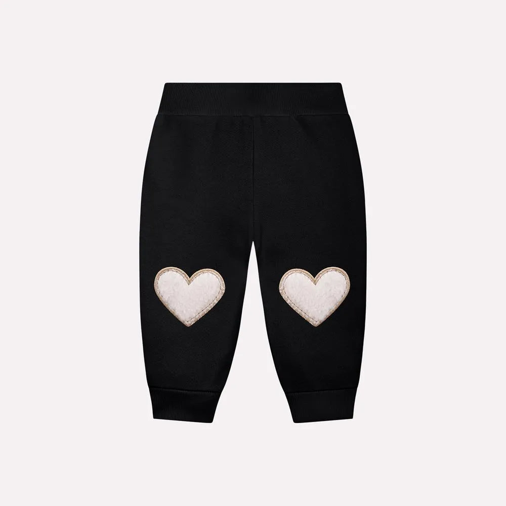 girls teddy bear outfit, toddler 2pc sweatshirt and pants set, boutique bear applique outfit, baby girl houndstooth heart set, girls jogger pant outfit, girls heart patch pants, boutique toddler gift set, girls bear top and pant outfit, toddler girl cute outfit boutique, cozy girls fall/winter outfit
