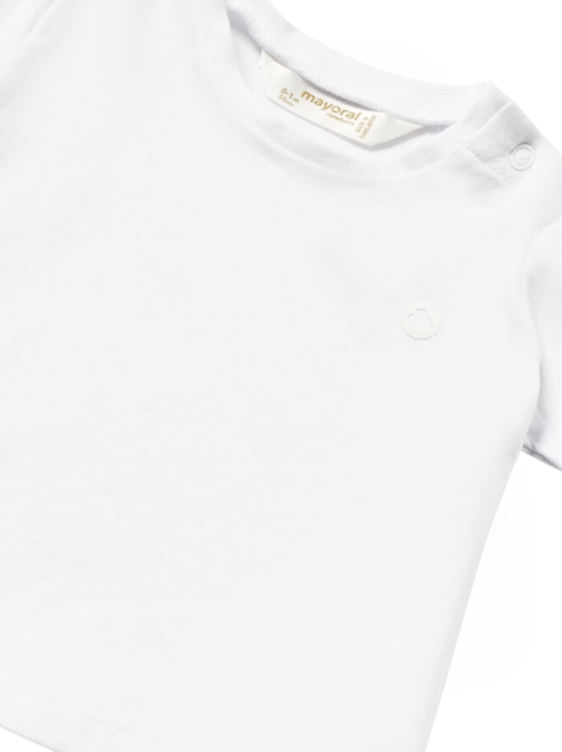 3pc Multi Color Overall w Hat & White Tee