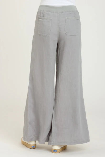 Soft Grey Wide Leg Pant