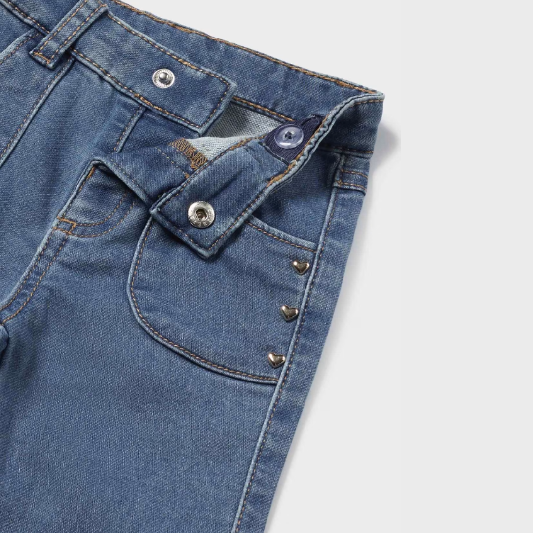 2pc Pink Sweater w Denim Pant