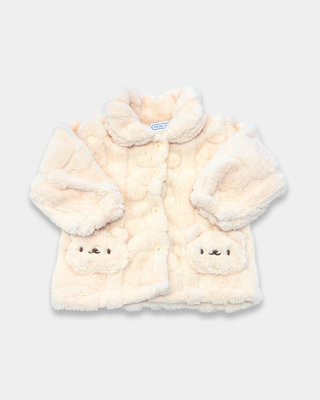 bear plush pant set, toddler teddy bear outfit, cozy fleece kids set, plush winter baby outfit, boutique toddler lounge set, baby bear face jacket, kids plush 2-piece set, warm toddler plush clothing, fleece baby boy girl set, cute toddler bear outfit