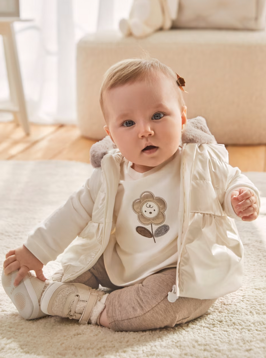 3pc Champagne Vest Set