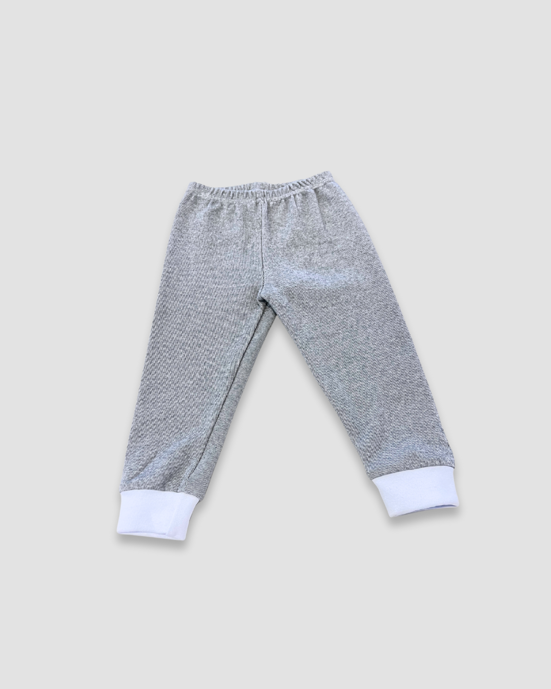 boutique baby boy lounge set Expressions Boutique NY, grey ribbed baby outfit, cotton two-piece pajama set, neutral baby clothes breathable cotton, soft toddler lounge wear comfy knit