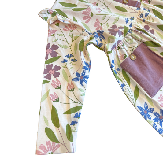 2pc Wild Blossoms Dress w HB