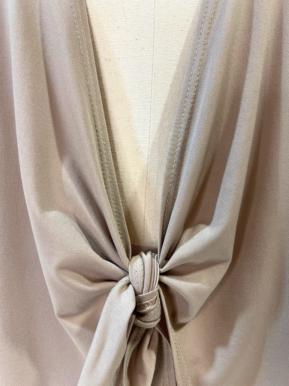 Tie Bell Sleeve Top Cardigan