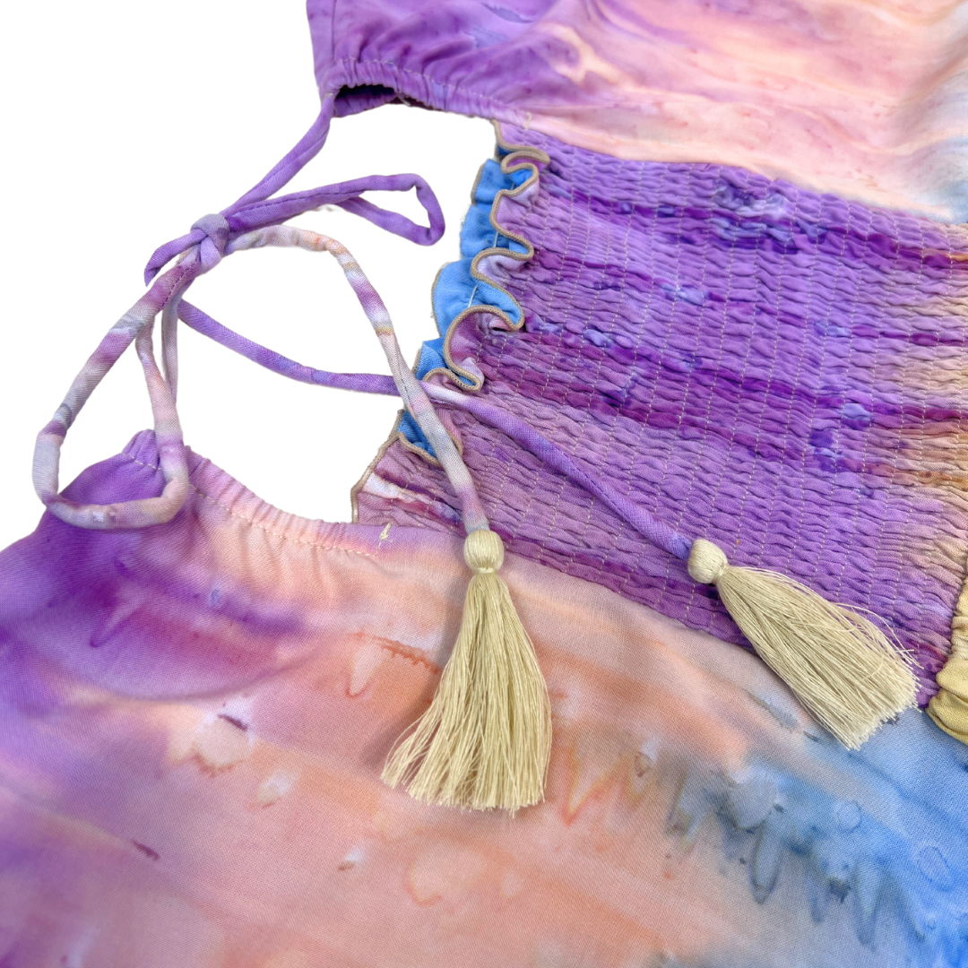 Cocoa Dress Tie-Dye Smocked Top Dress