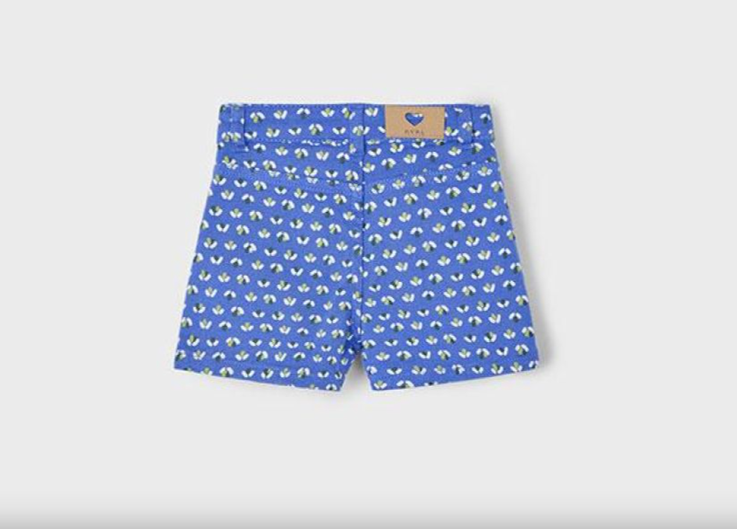 Indigo Pattered Shorts