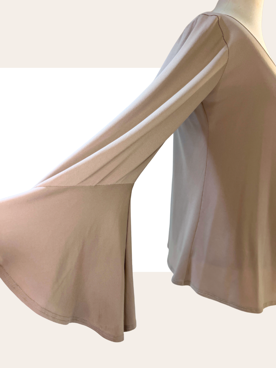 Tie Bell Sleeve Top Cardigan