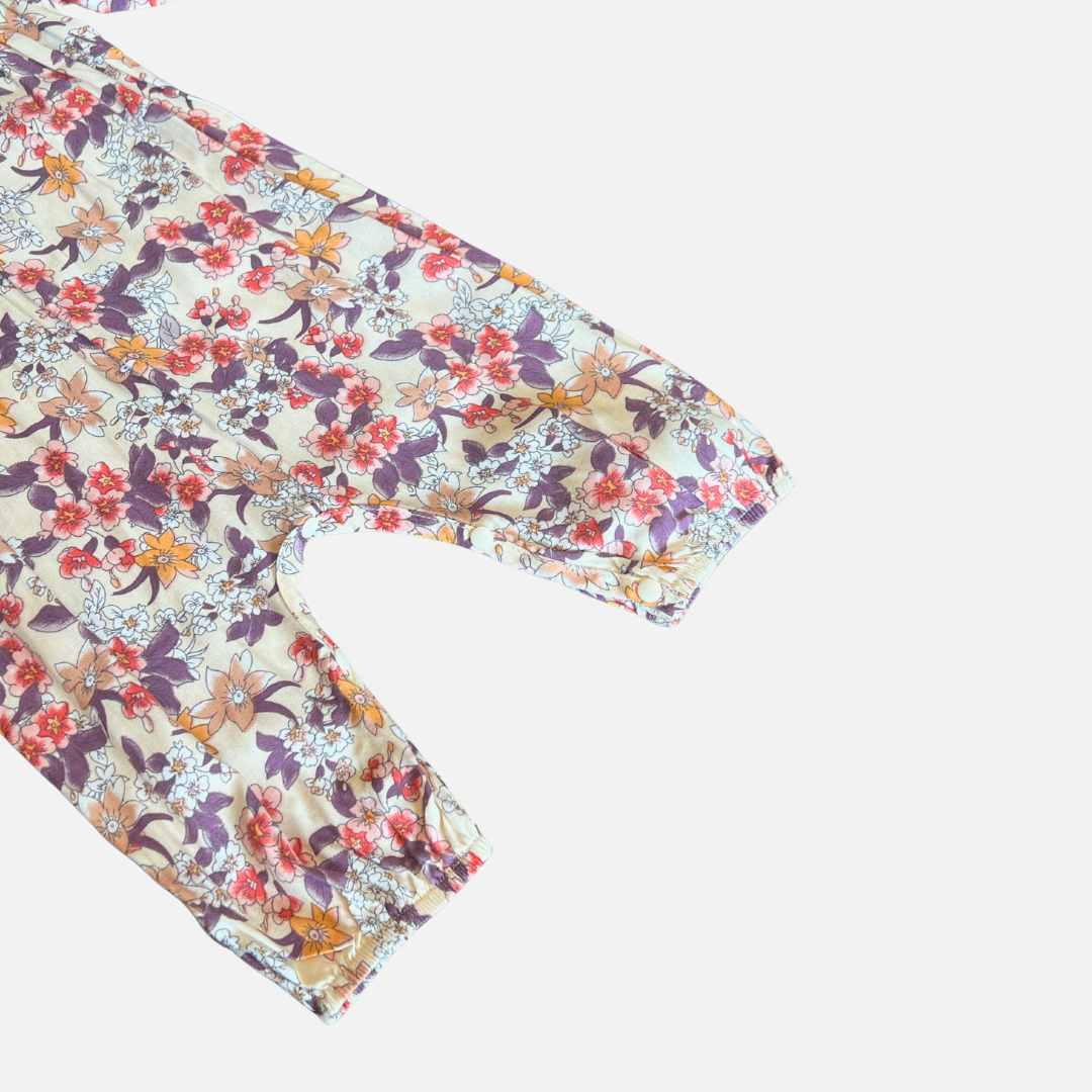 Beige Multi Floral Print