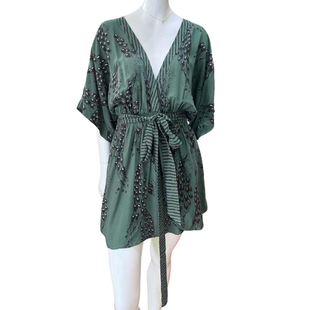 Kealani Olive Empire Dress