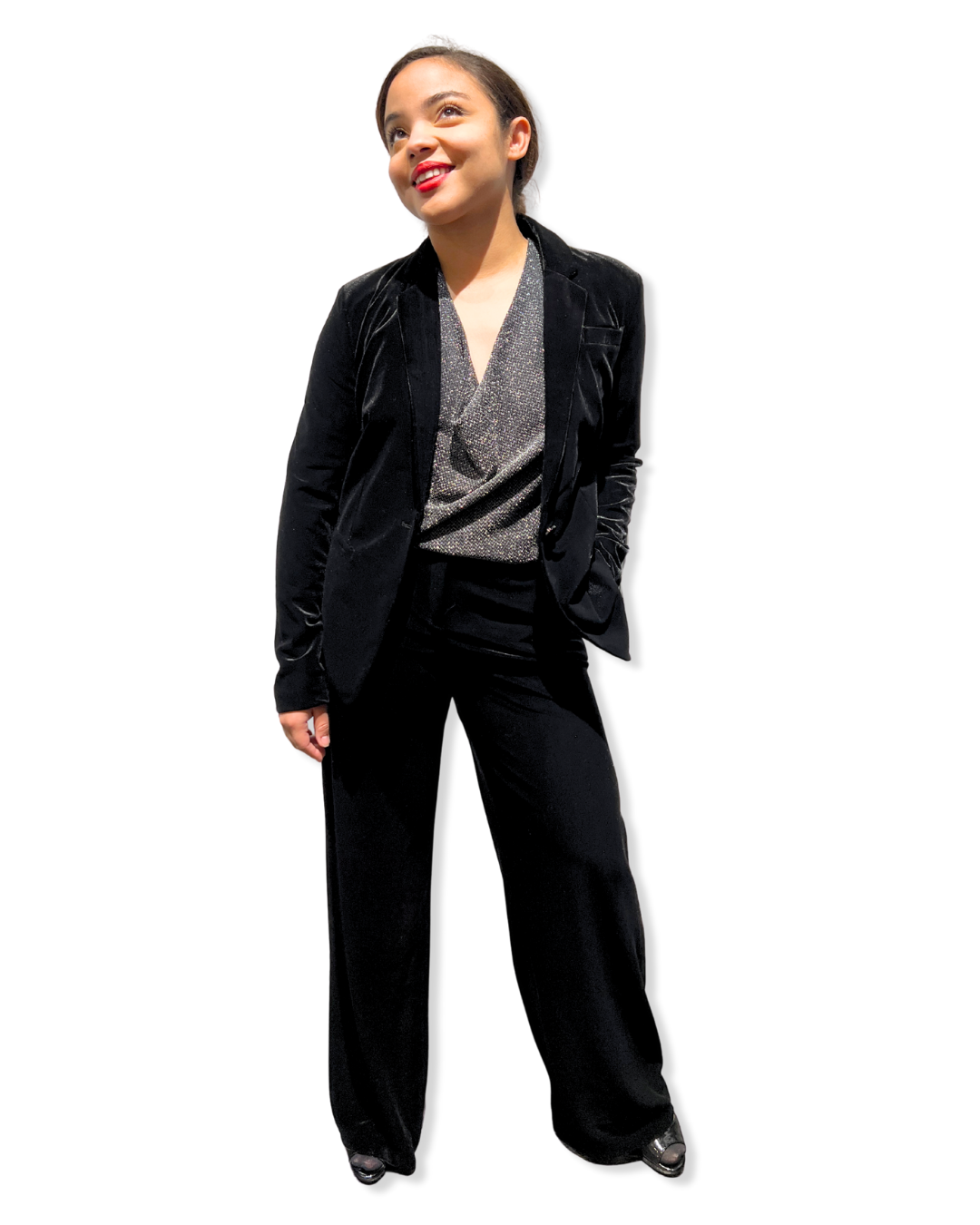 Black Velvet Blazer