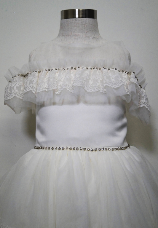 Taliya 3 Tier Dress with Lace