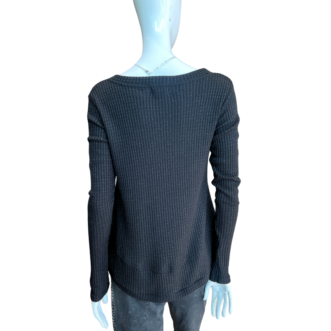 Waffle Shimmer w Silver Thread