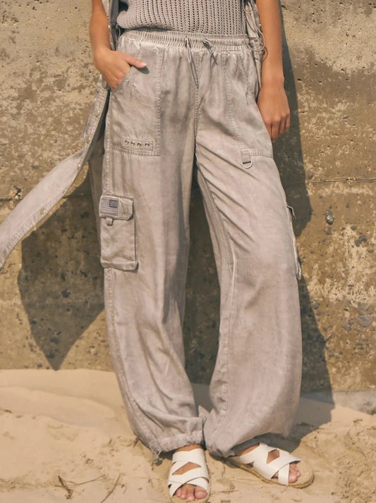 Grey Cargo Terra Trousers