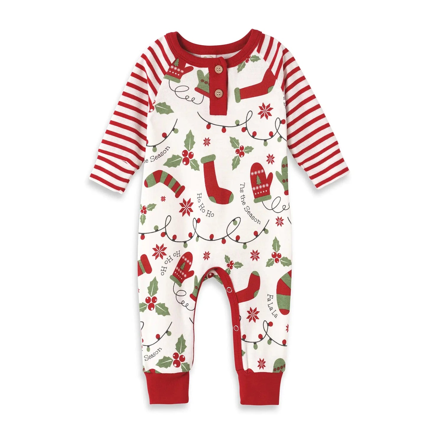 Tis The Season Henley Romper