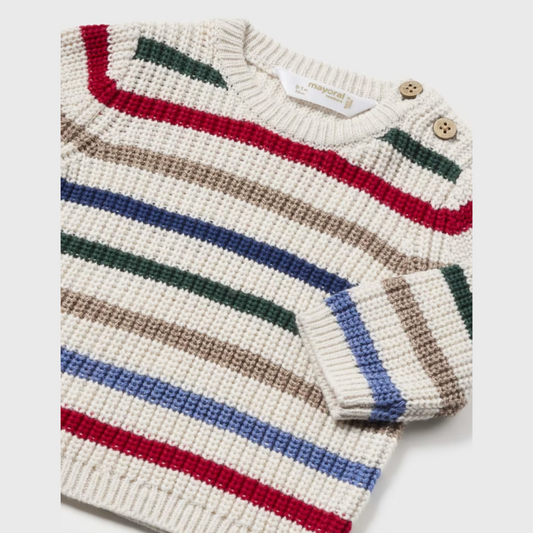 2pc Stripe Sweater w Denim Pant *