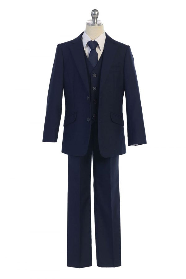 Navy 5 Piece Communion Suit