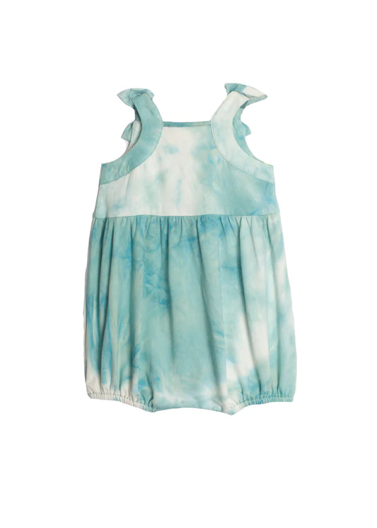 Teal Cotton Candy Dream Romper