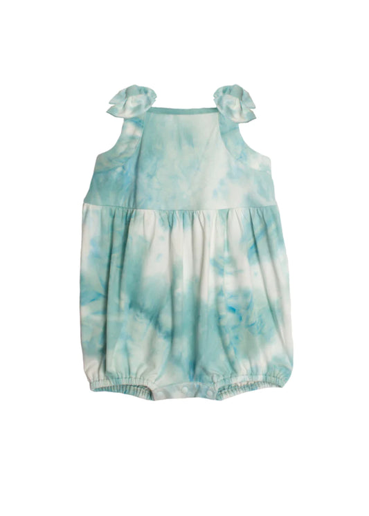 Teal Cotton Candy Dream Romper
