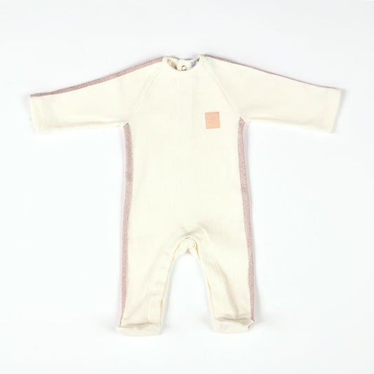 Ribbed Jersey with Glitter Ribbon Sleeve