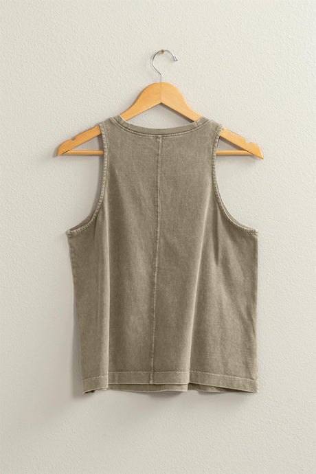 Boxy Sleeveless Tee