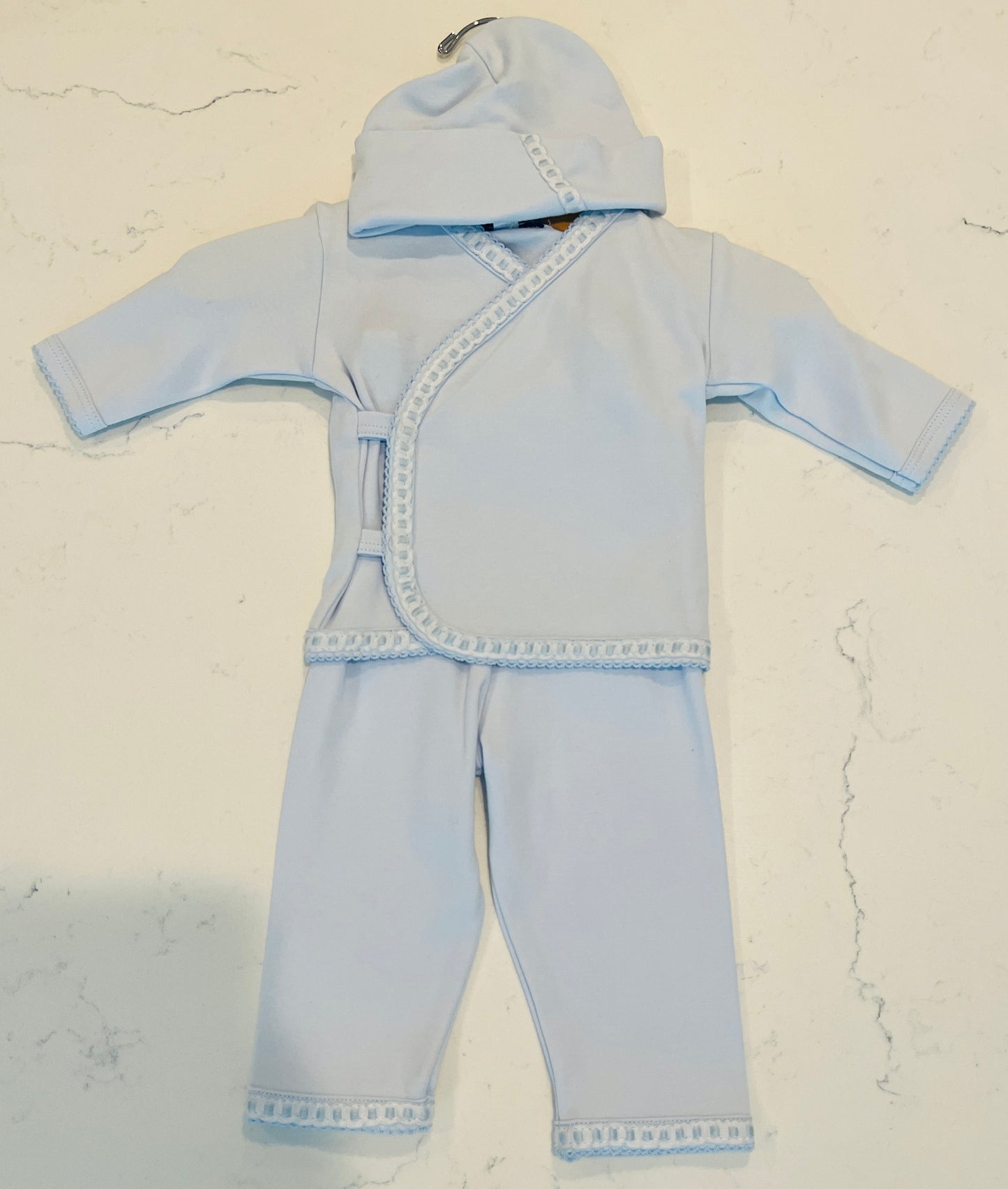 Sippy’s Babes 3-Piece Blue Kimono Set with Hat