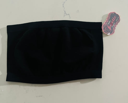 Suzette Tween Solid Bandeau Black or White