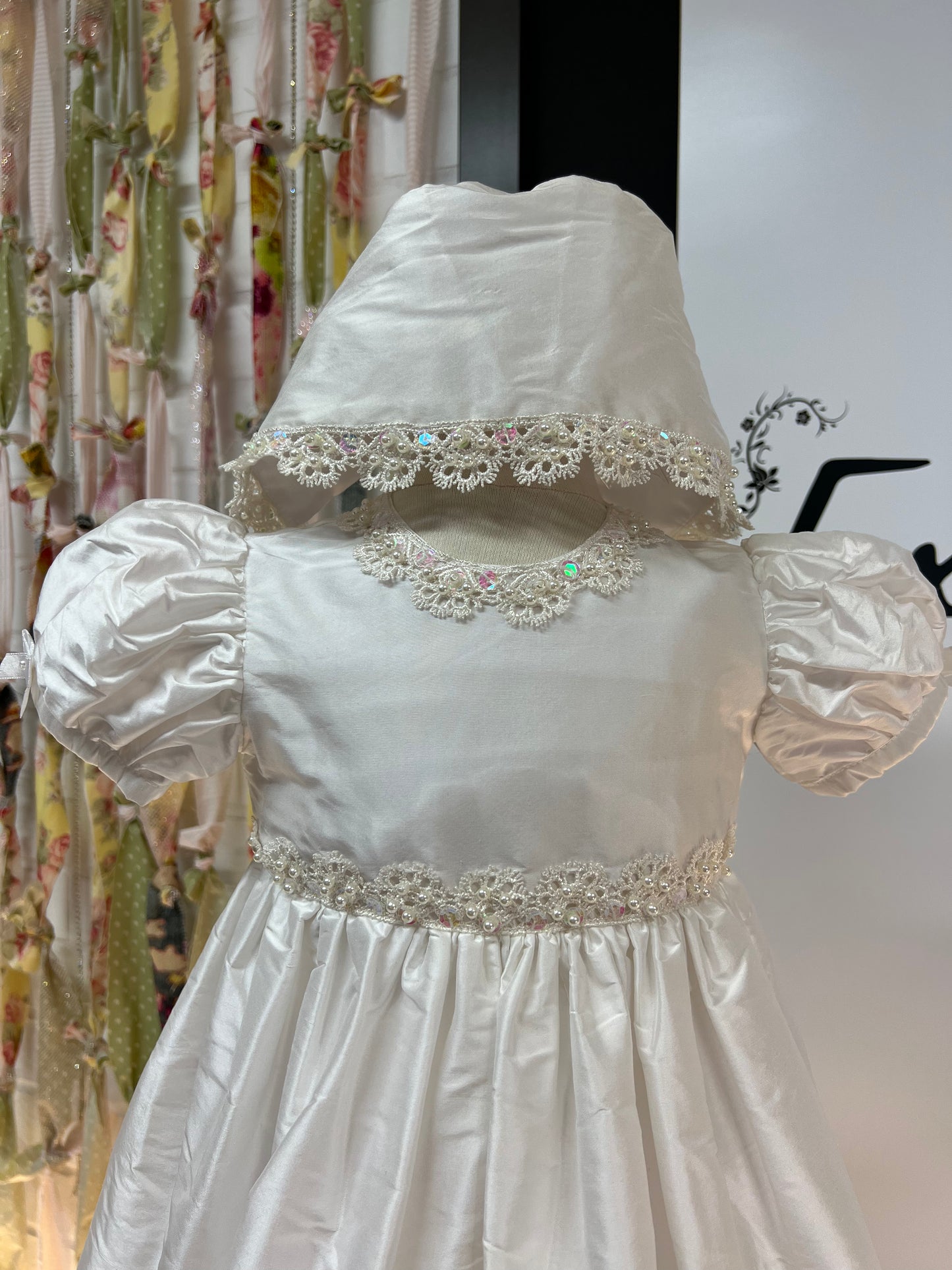 Silk, Lace & Beaded Dress