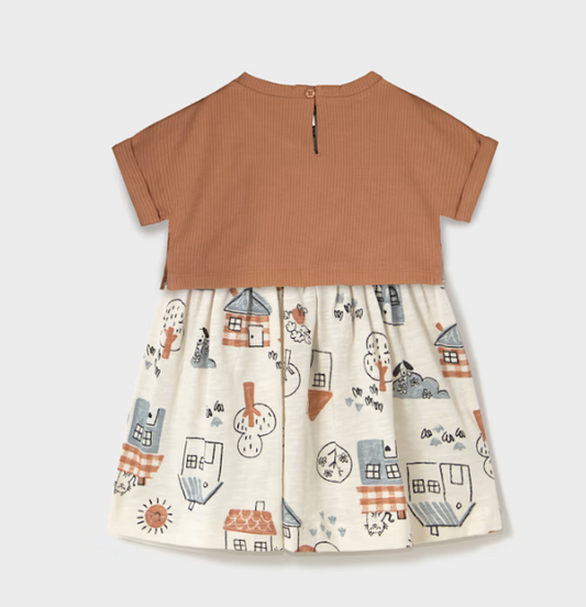 2pc Toffee Doodles Dress w Top