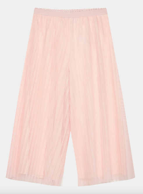 2pc Pleated Tulle Pant Set