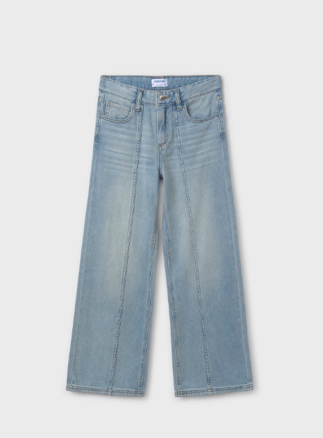 Denim Wide Leg Pant