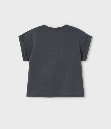 Charcoal SS Heart Shirt