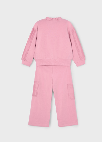 2pc Rose Zipper Sweatshirt & Pant