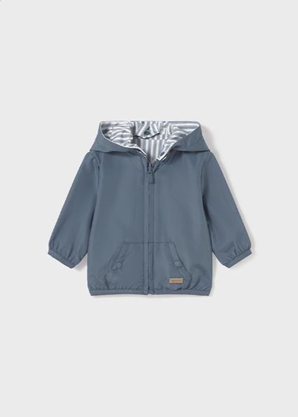 Denim Blue Reversible Windbreaker