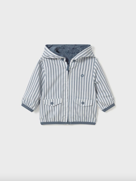 Denim Blue Reversible Windbreaker
