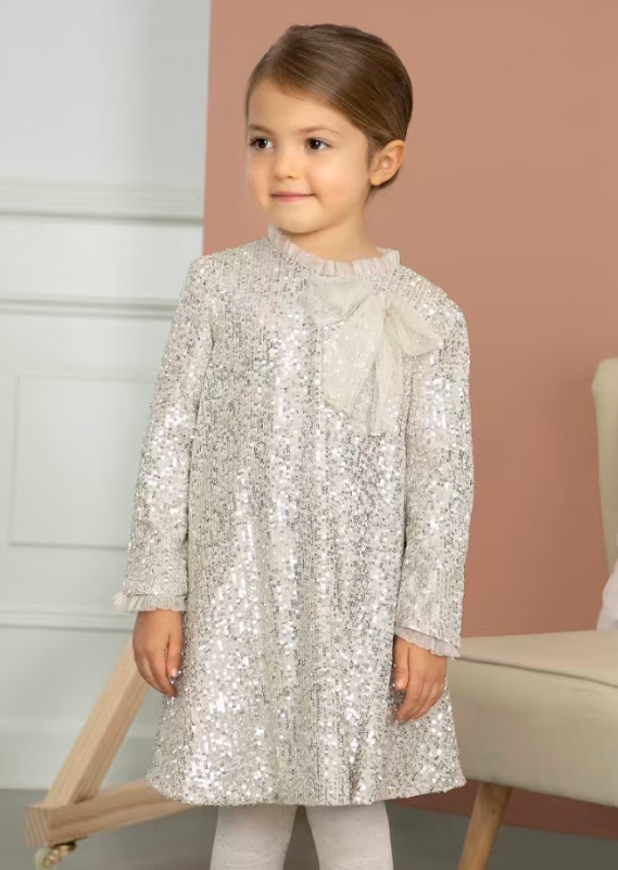 Silver & Gold Sequin Dress