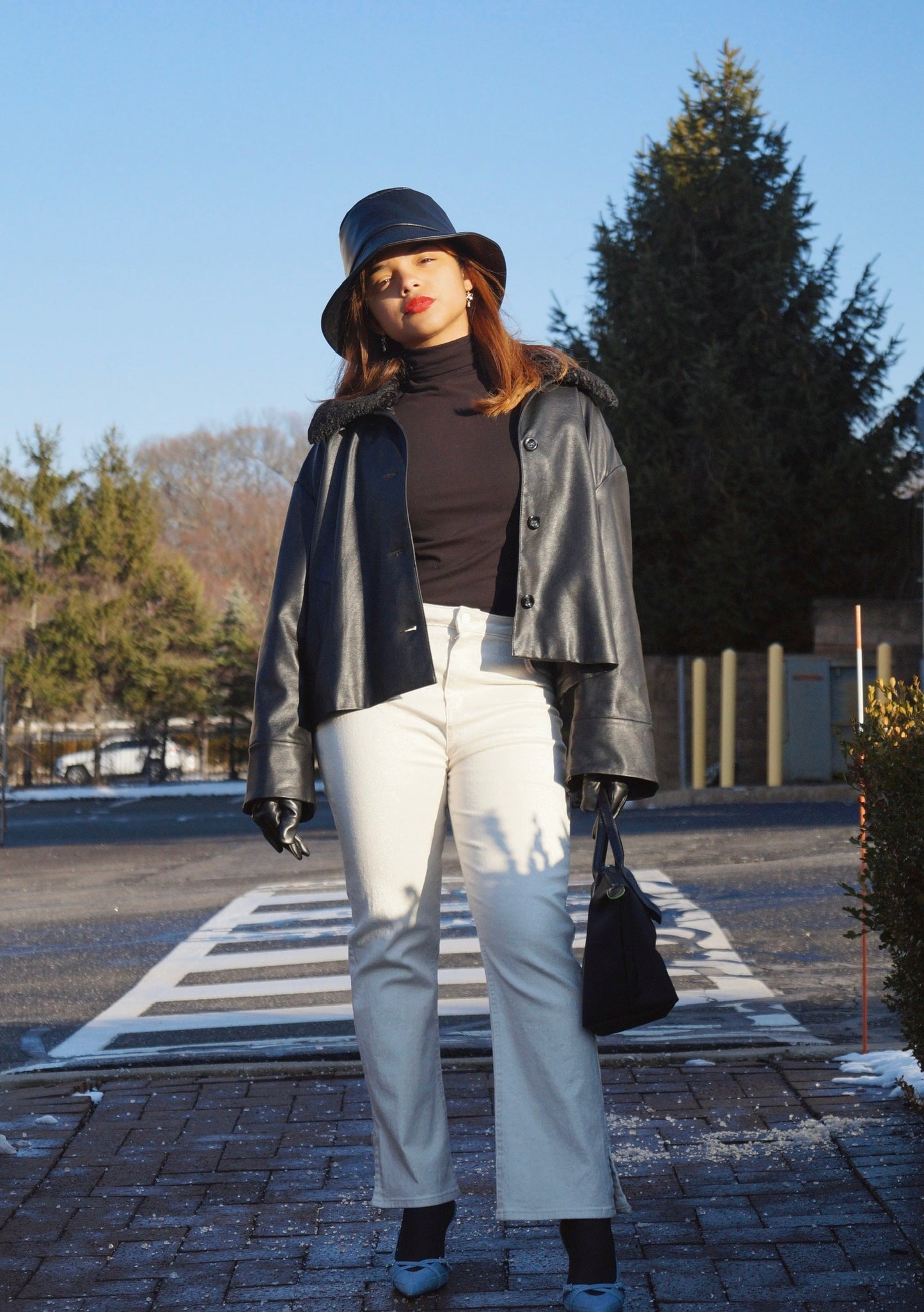 Black Vegan Leather Jacket