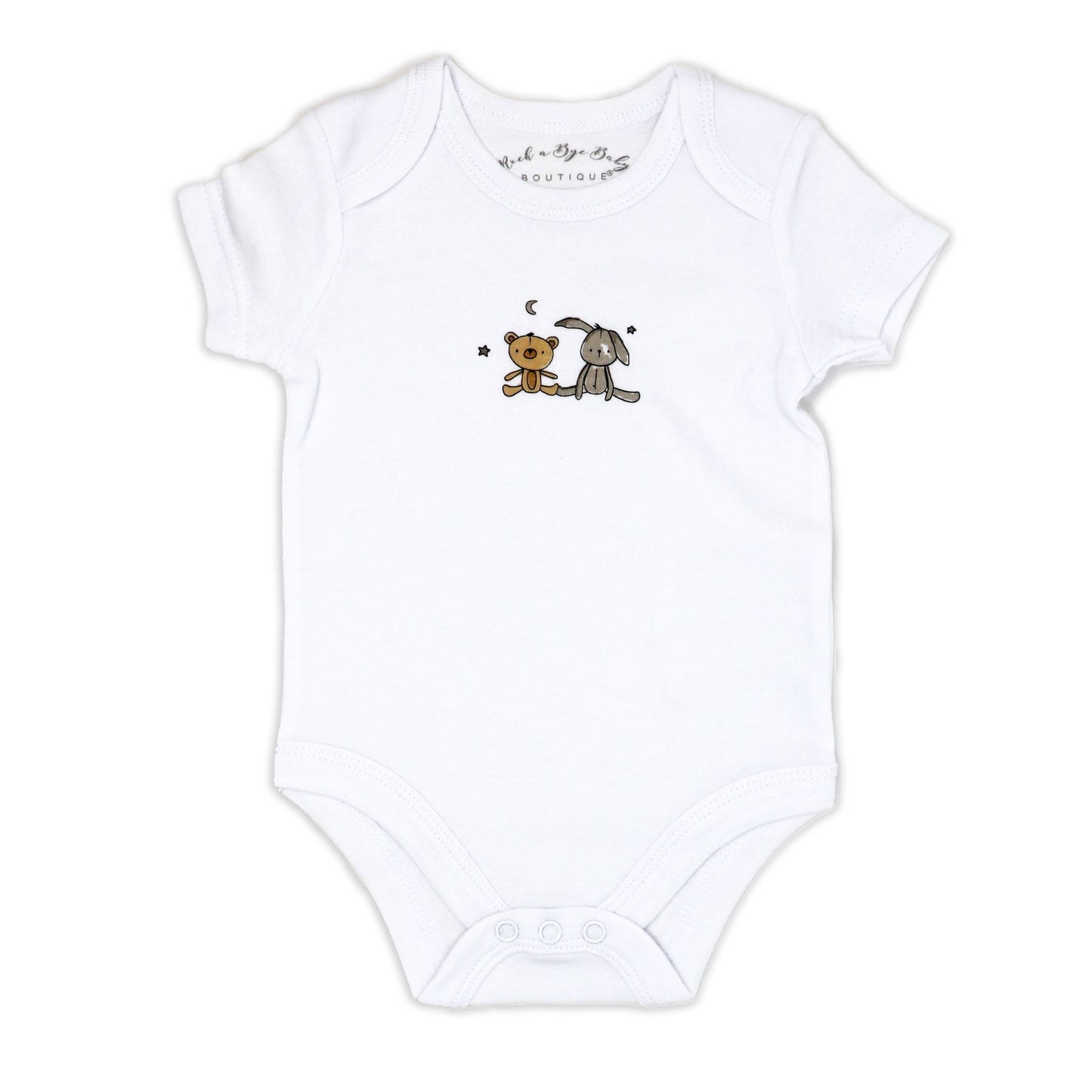 neutral baby stork gift set, unisex newborn clothing bundle, boutique baby shower gift, 5 piece baby gift pack, newborn take home set neutral, stork baby clothing gift, gender neutral infant layette, boutique newborn essentials set, unisex baby gift idea neutral, cotton newborn stork outfit bundle